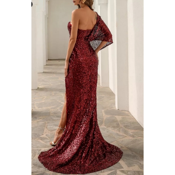 Miss Ord dress size XL one shoulder - Picture 4 of 16